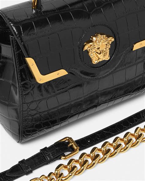 saccoche versace|versace croc effect handbags.